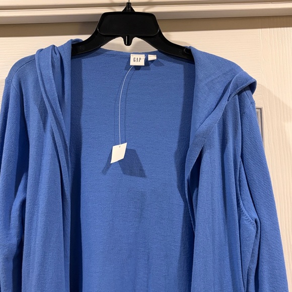 GAP Women's Vibrant Blue Cardigan size L - Picture 2 of 4